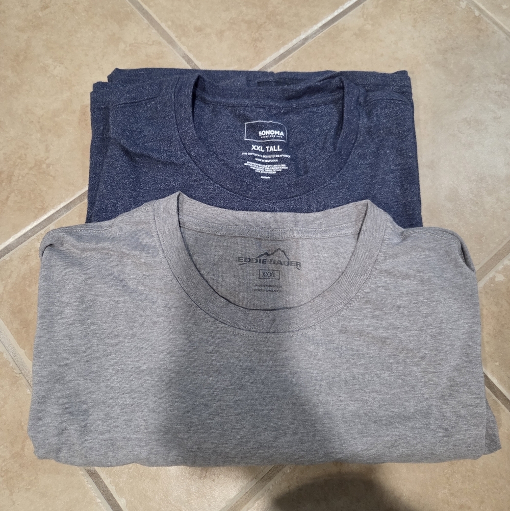 Set Of 2 Mens TShirts - Sonoma And Eddie Bauer
